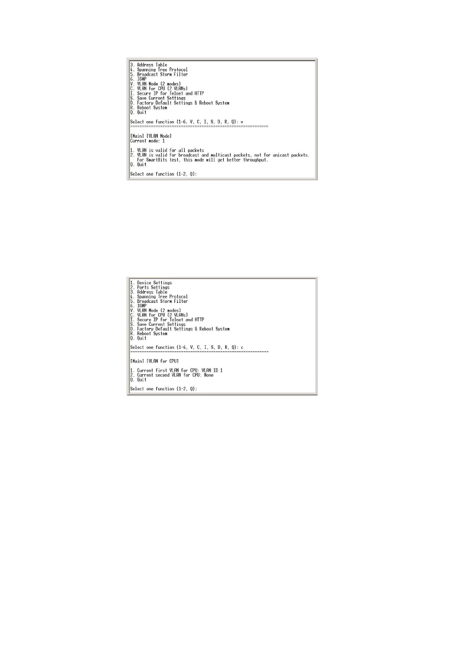 8 vlan for cpu (2 vlans), 9 secure ip for telnet and http | Planet Technology MGSW-004 User Manual | Page 15 / 33