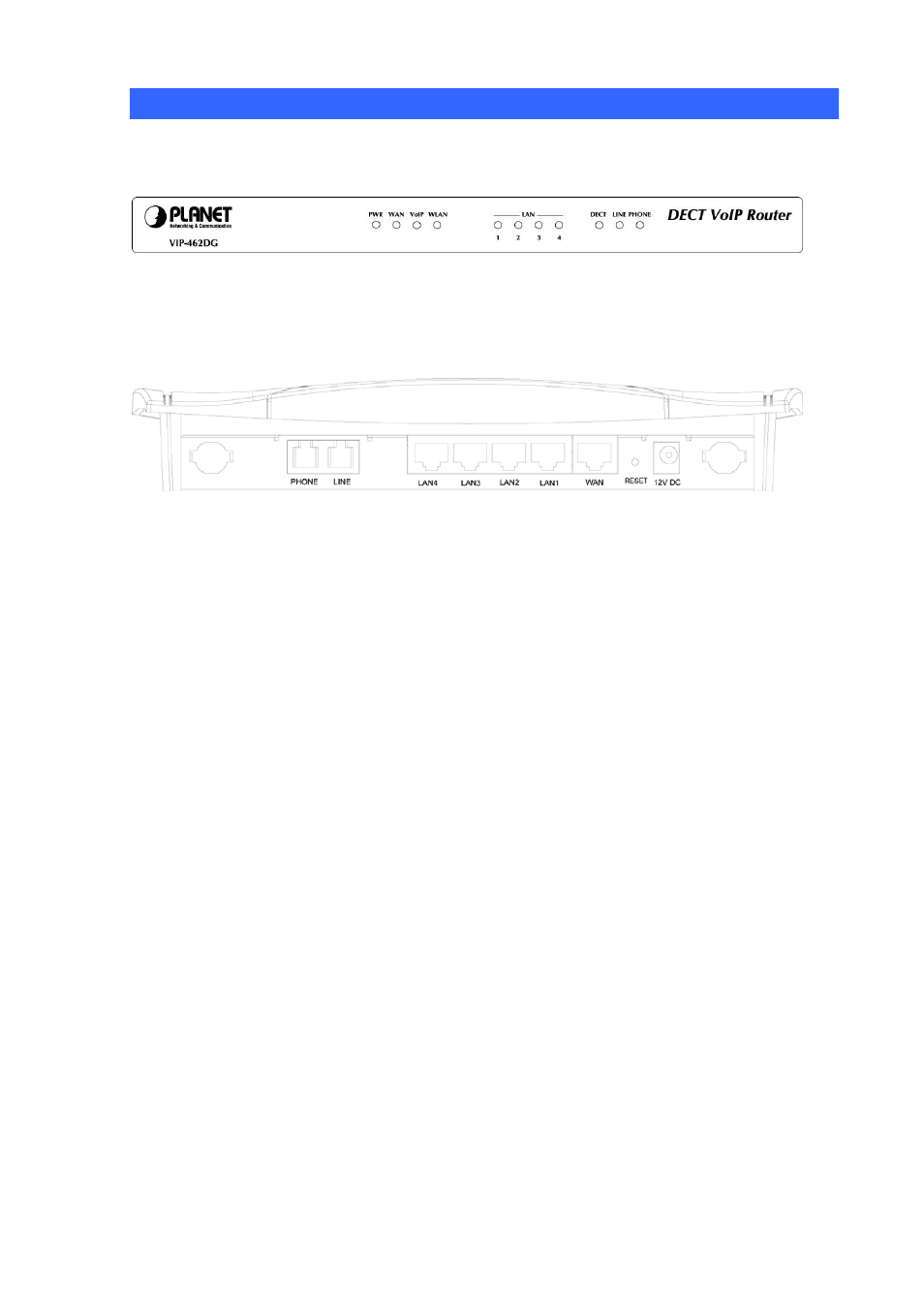 Physical details | Planet Technology VIP-462DG User Manual | Page 8 / 44