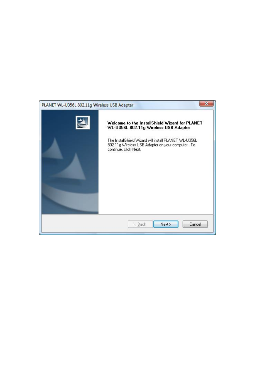 Planet Technology 802.11g Wireless USB Adapter WLU-356L User Manual | Page 11 / 24