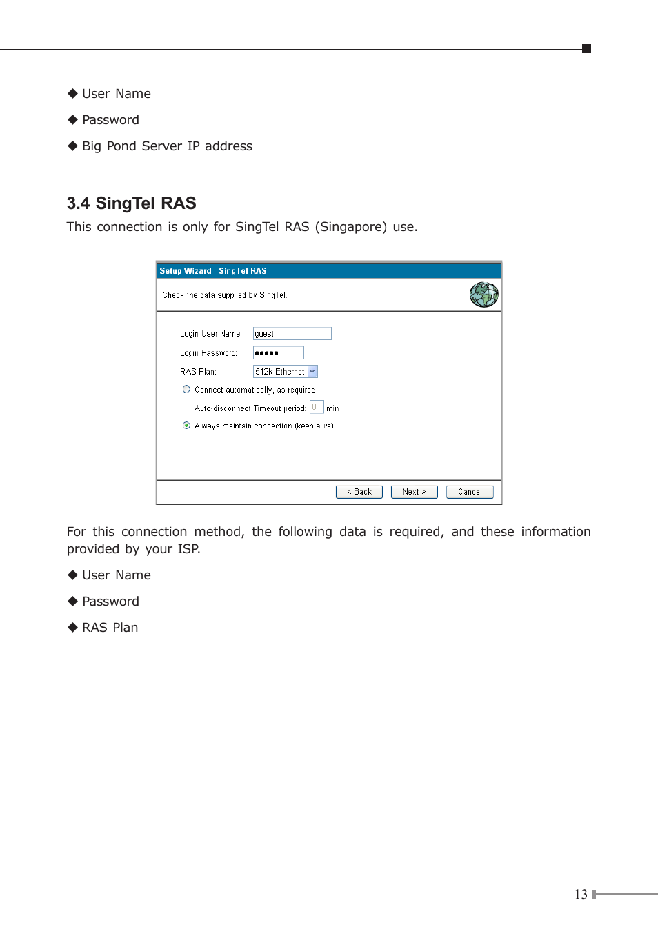 4 singtel ras | Planet Technology XRT-501 User Manual | Page 13 / 16