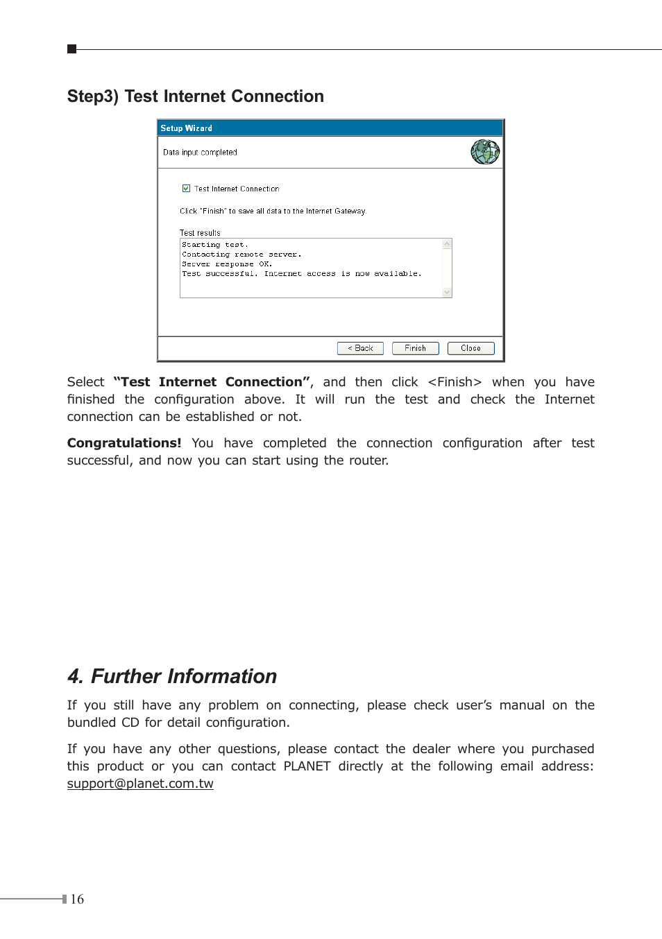 Further information | Planet Technology XRT-501 User Manual | Page 16 / 16