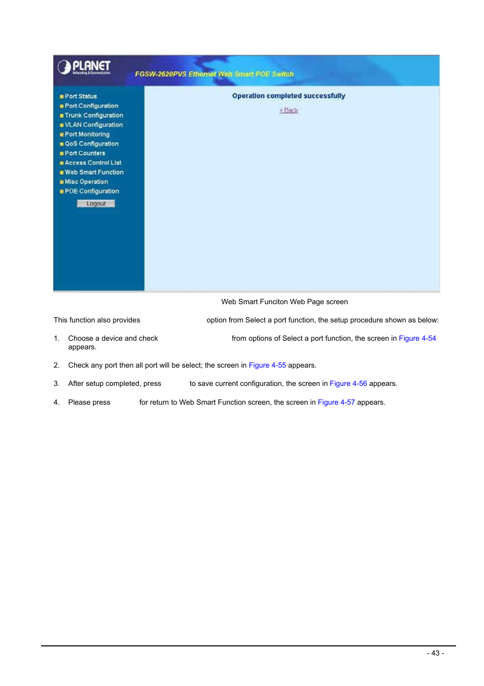 Planet Technology FGSW-2612PVS User Manual | Page 43 / 67