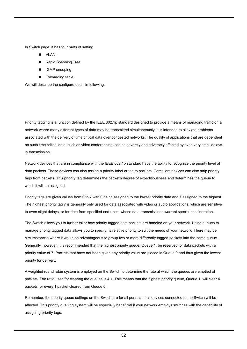 3 switching, 1 vlan | Planet Technology FGSW-2620VM User Manual | Page 32 / 73