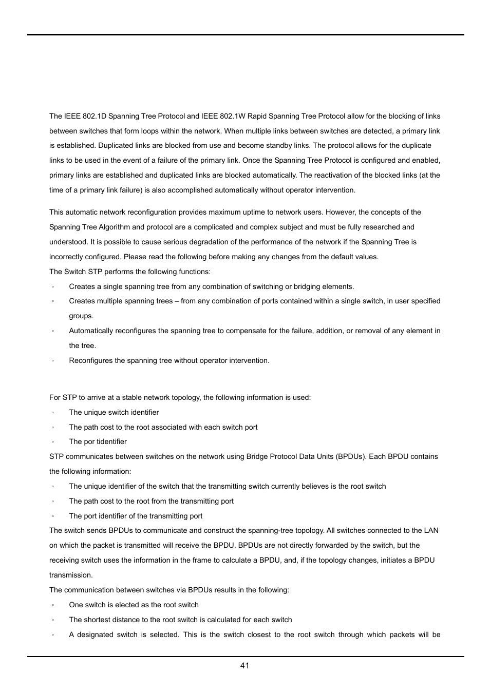 2 rapid spaning tree | Planet Technology FGSW-2620VM User Manual | Page 41 / 73