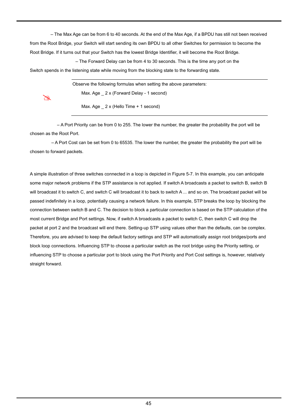 Planet Technology FGSW-2620VM User Manual | Page 45 / 73