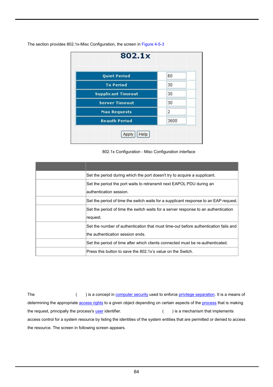 2 access control list, 4 misc configuration | Planet Technology FGSW-2620VM User Manual | Page 64 / 73