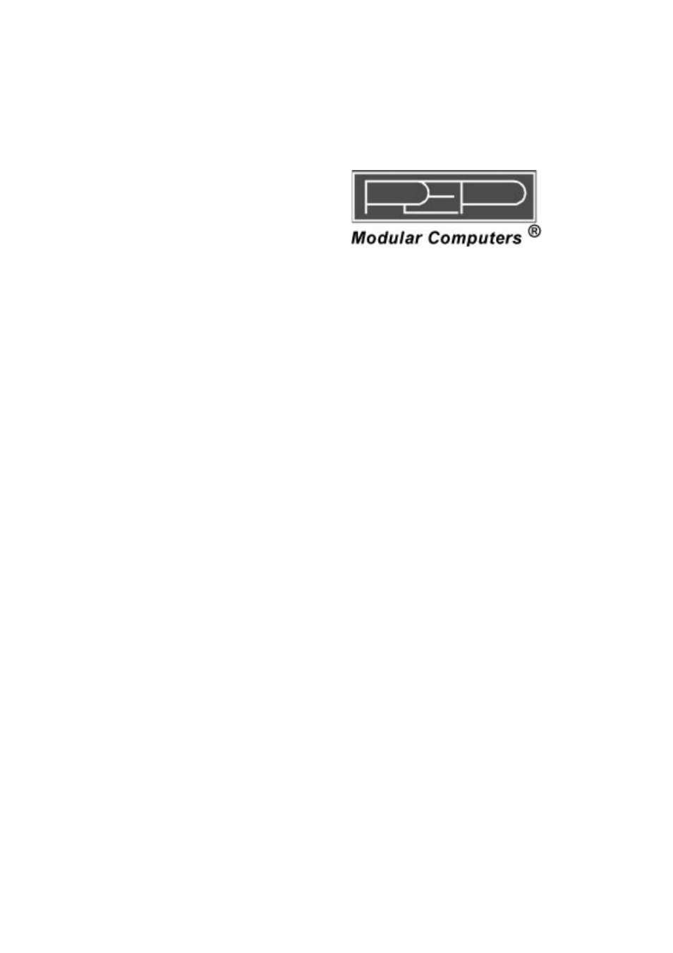 Pepper Computer Modular Computers RS485 User Manual | 320 pages