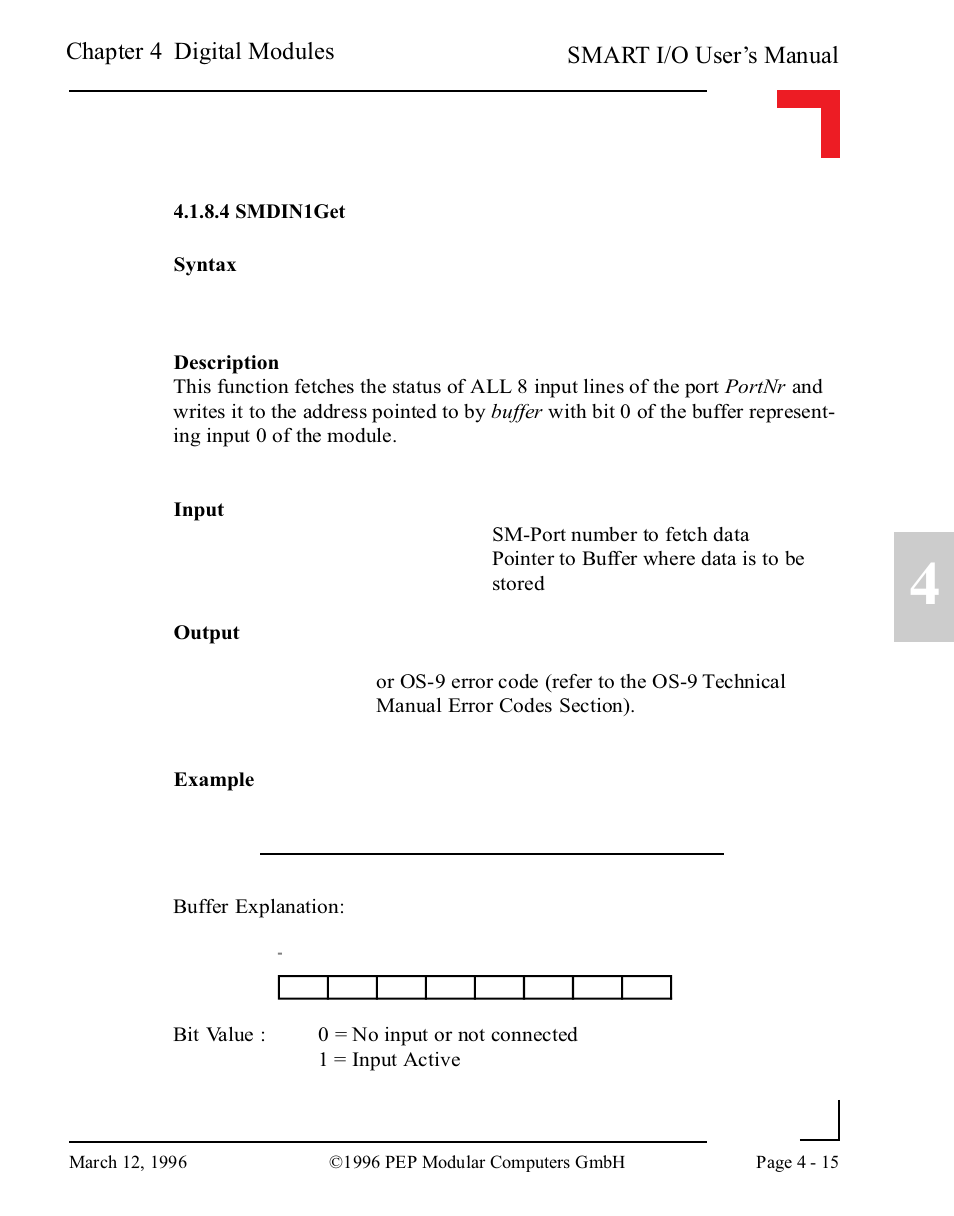 4 smdin1get | Pepper Computer Modular Computers RS485 User Manual | Page 103 / 320