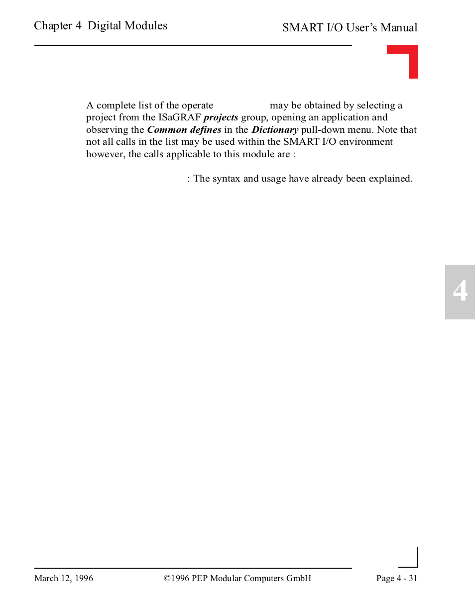 Pepper Computer Modular Computers RS485 User Manual | Page 119 / 320