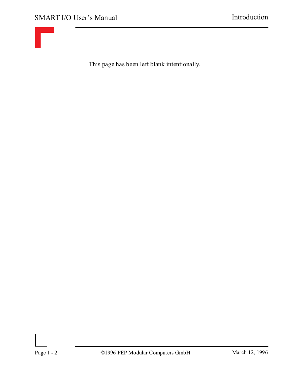 Smart i/o user’s manual, Introduction | Pepper Computer Modular Computers RS485 User Manual | Page 14 / 320