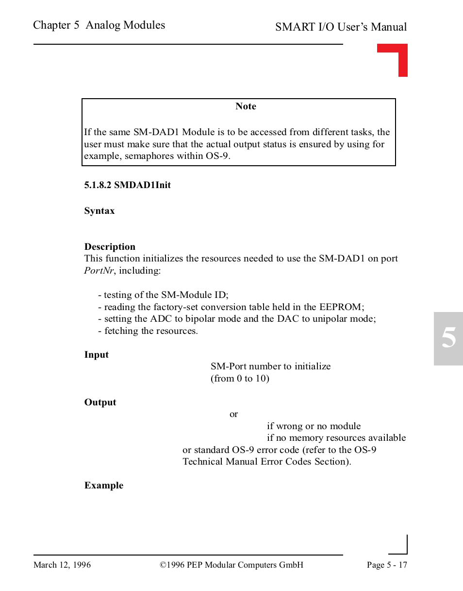 2 smdad1init, 2 smdad1init -17 | Pepper Computer Modular Computers RS485 User Manual | Page 173 / 320