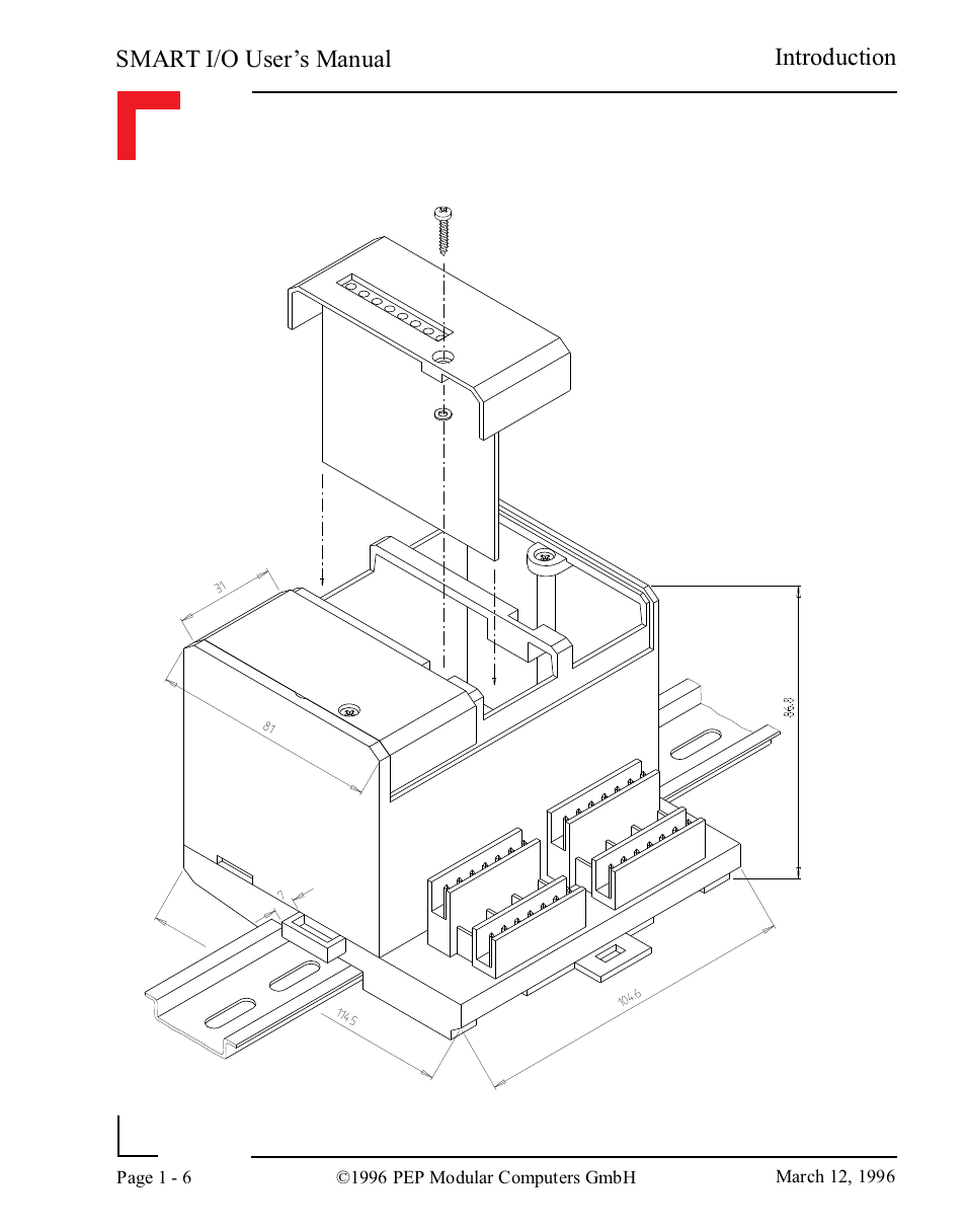 Smart i/o user’s manual, Introduction | Pepper Computer Modular Computers RS485 User Manual | Page 18 / 320