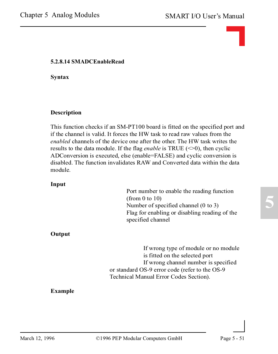 14 smadcenableread, 14 smadcenableread -51 | Pepper Computer Modular Computers RS485 User Manual | Page 207 / 320