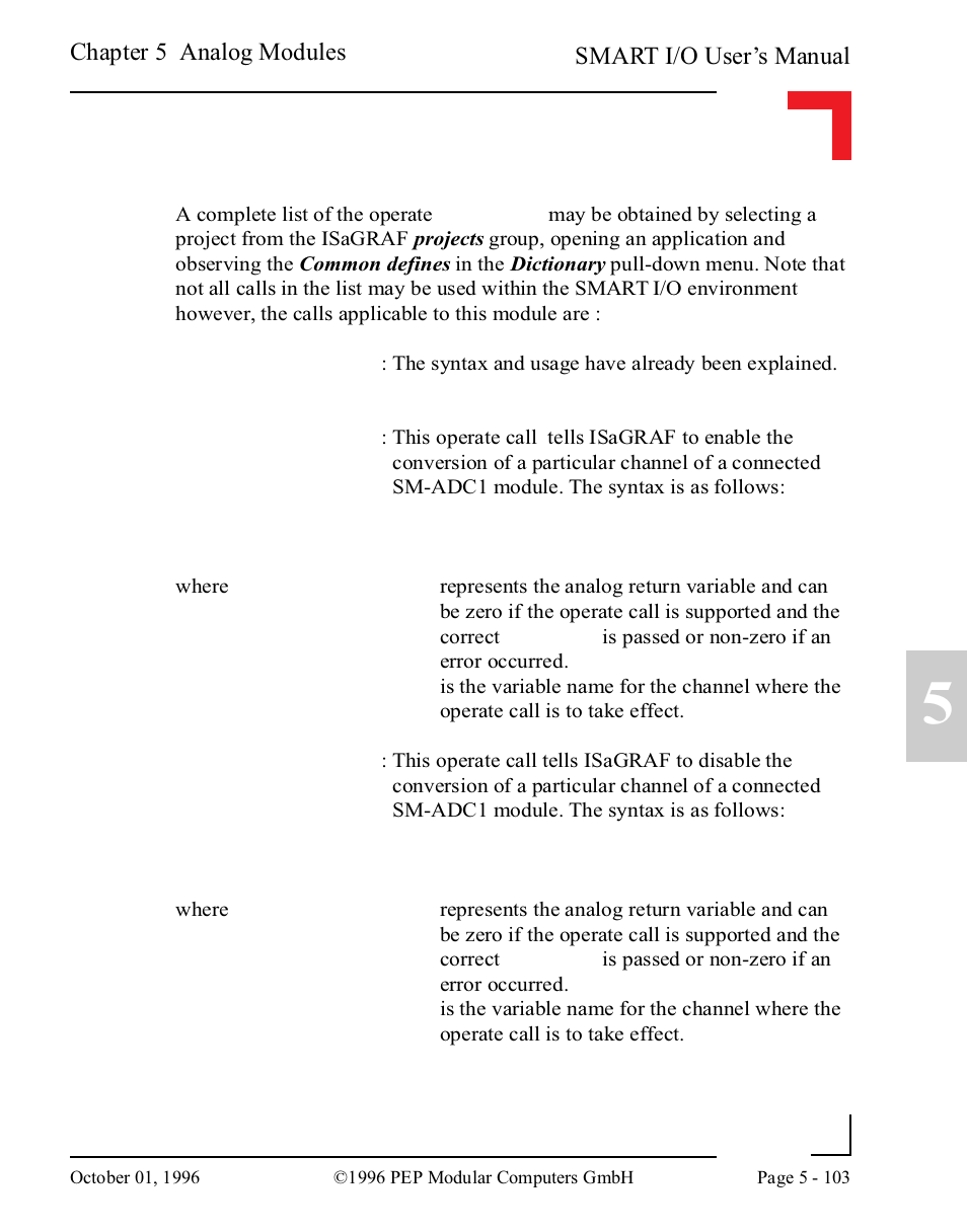 Pepper Computer Modular Computers RS485 User Manual | Page 259 / 320