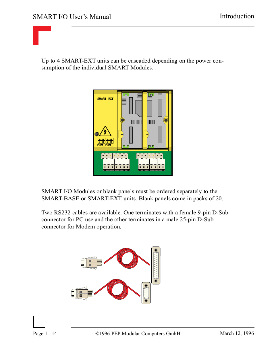 Smart i/o user’s manual, Introduction | Pepper Computer Modular Computers RS485 User Manual | Page 26 / 320