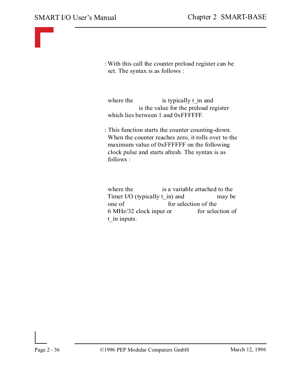 Smart i/o user’s manual, Chapter 2 smart-base | Pepper Computer Modular Computers RS485 User Manual | Page 76 / 320