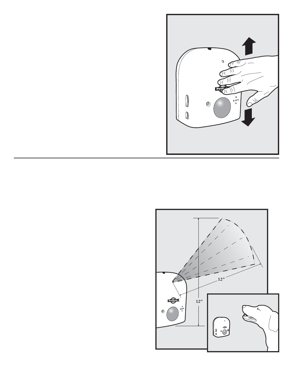 Pawz away, Spray deterrent, Choosing a location | Petsafe PAWZ AWAY PDT00-11312 User Manual | Page 7 / 12