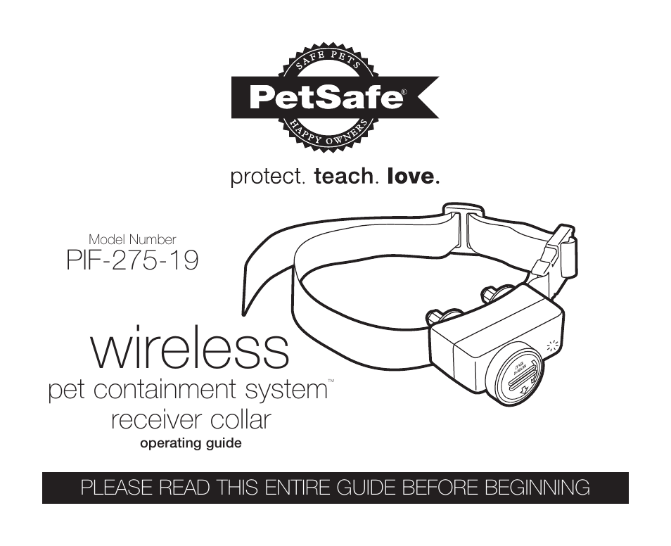 Petsafe PIF-275-19 User Manual | 28 pages