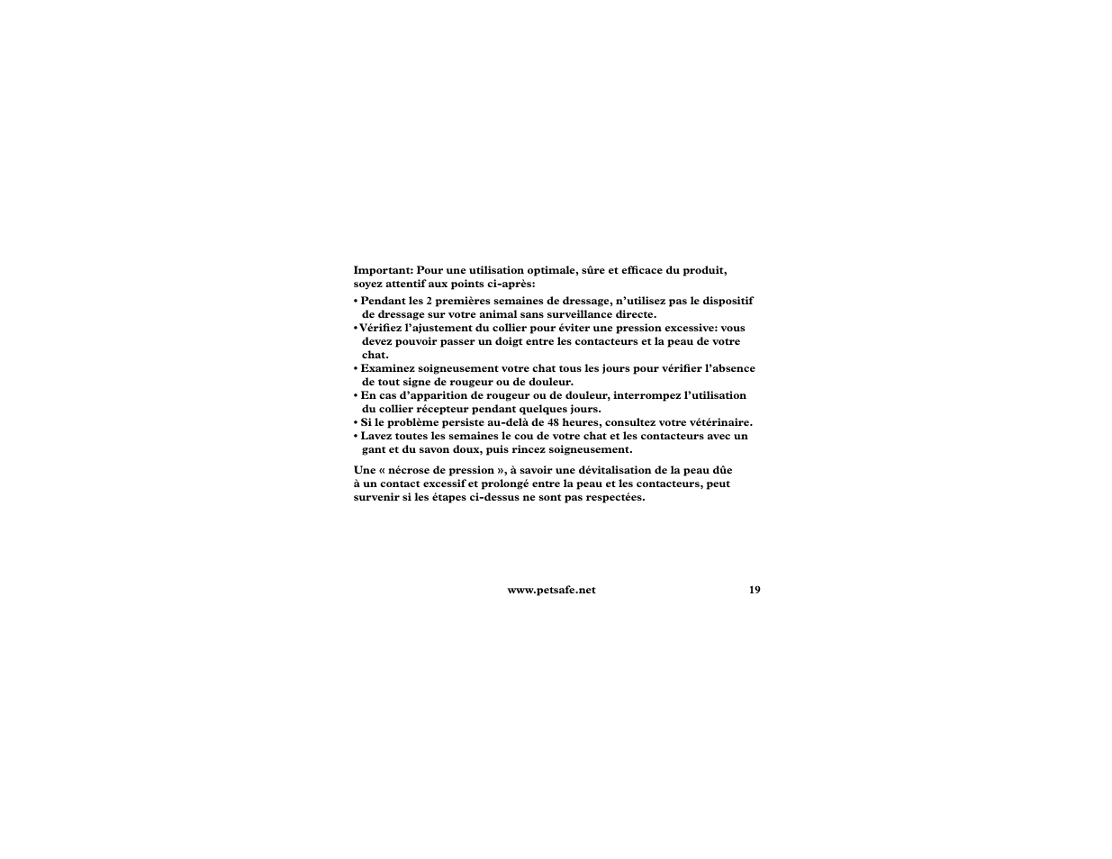 Petsafe In-Ground Cat Fence Extra Receiver User Manual | Page 19 / 68