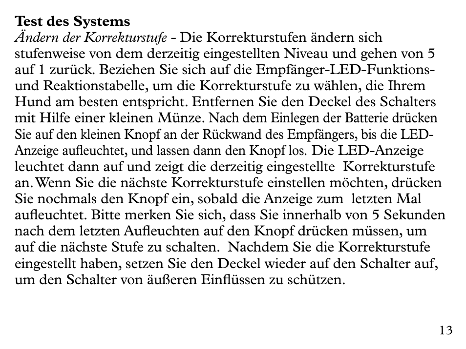 Petsafe UL-275 User Manual | Page 13 / 36