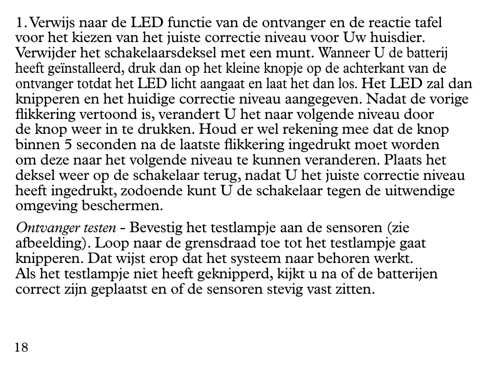 Petsafe UL-275 User Manual | Page 18 / 36