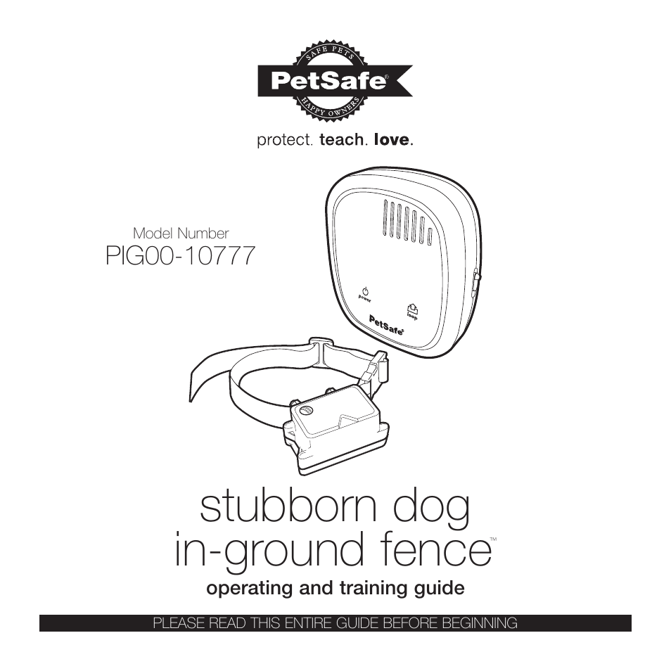 Petsafe PIG00-10777 User Manual | 28 pages