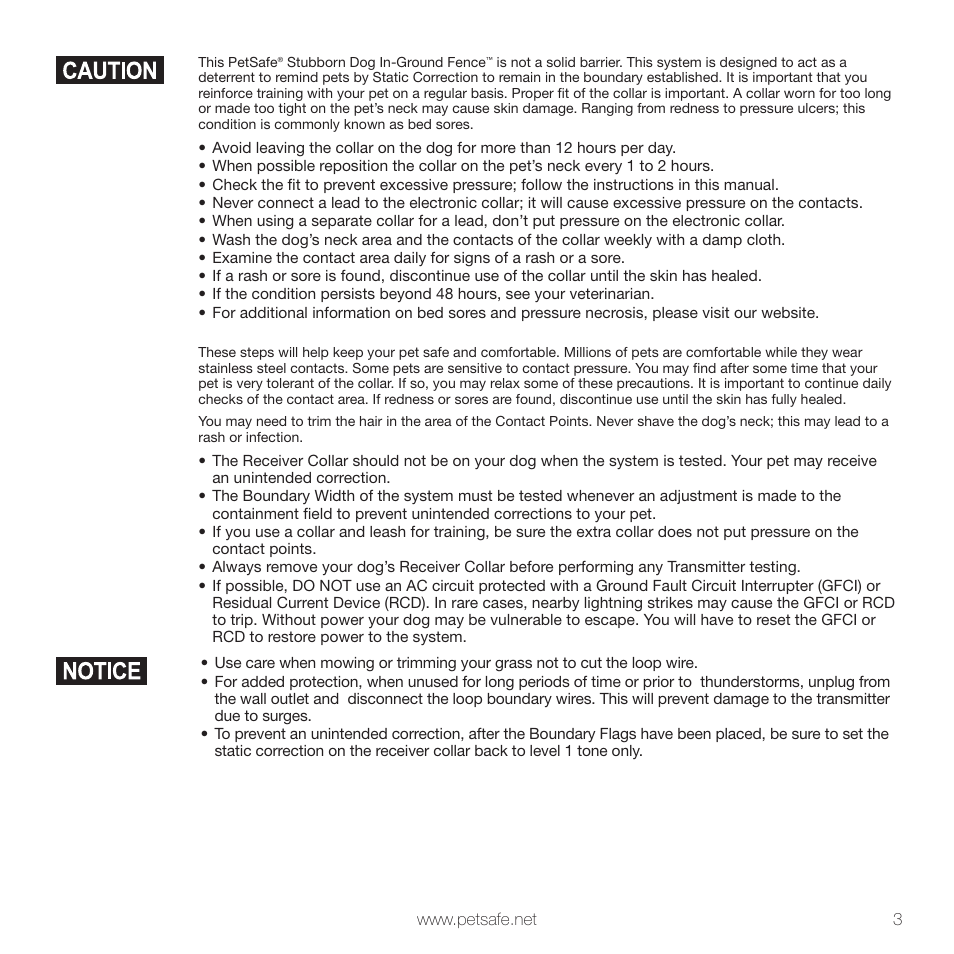 Petsafe PIG00-10777 User Manual | Page 3 / 28