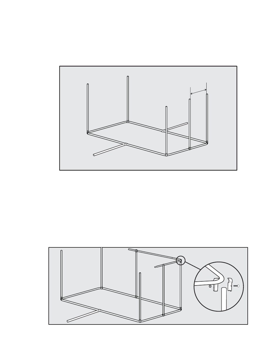 Ajouter un tube vertical pour la porte, Ajouter les tubes supérieurs | Petsafe Dog Kennel User Manual | Page 13 / 28
