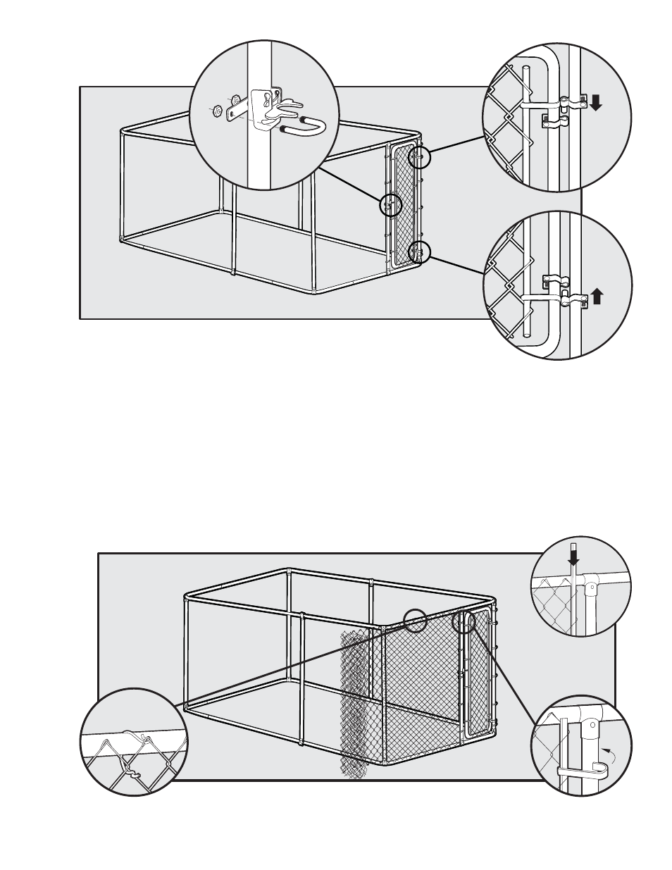 Poser le grillage, Étape | Petsafe Dog Kennel User Manual | Page 15 / 28