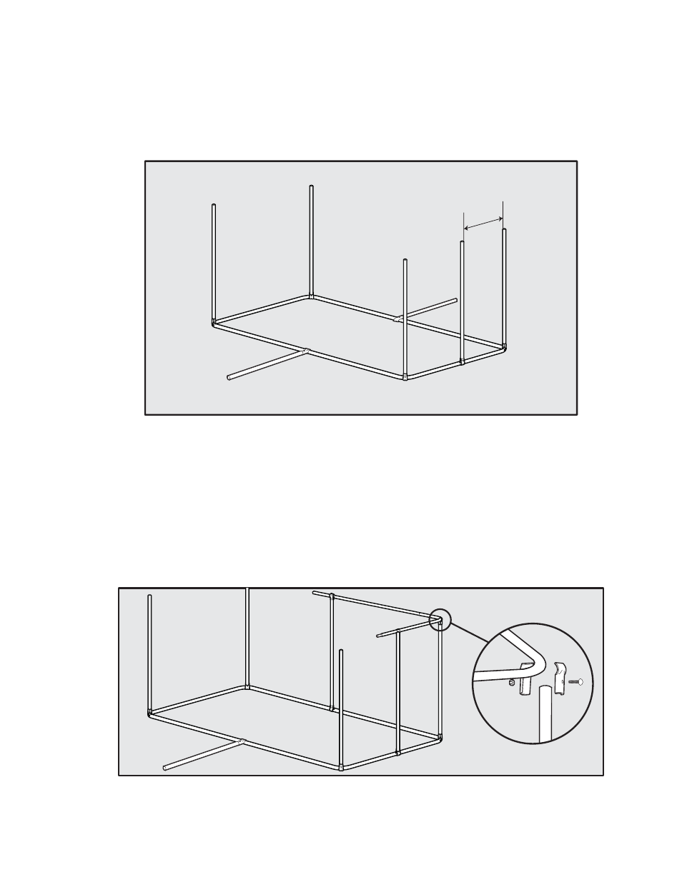 Agregue un tubo vertical para la puerta, Agregue estructura superior, Paso | Petsafe Dog Kennel User Manual | Page 21 / 28