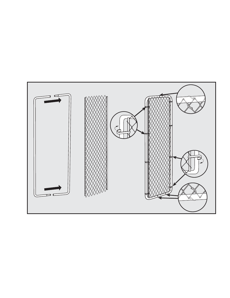 Ensamble la puerta, Instale la puerta, Paso | Petsafe Dog Kennel User Manual | Page 22 / 28