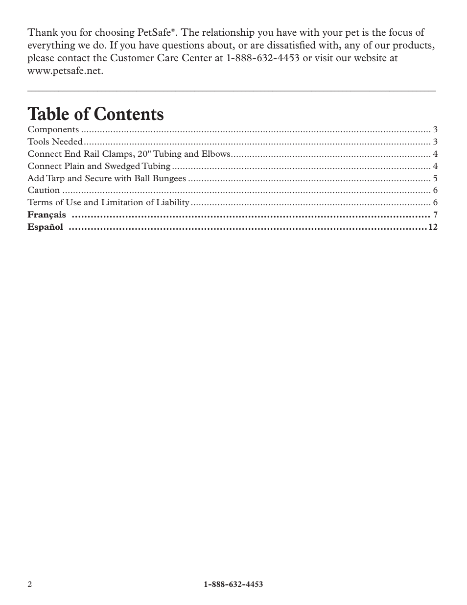 Petsafe E-Z Roof User Manual | Page 2 / 16