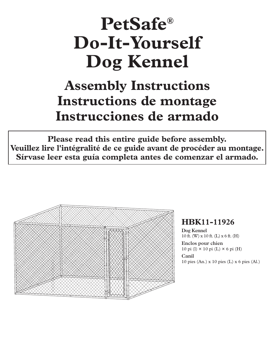 Petsafe HBK11-11926 User Manual | 28 pages