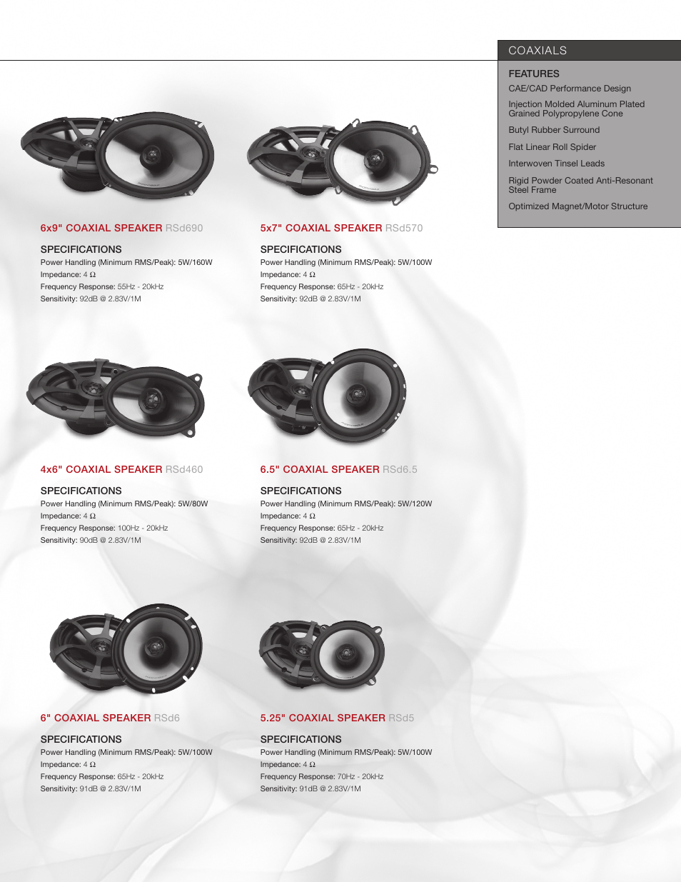 Phoenix Gold RSd6.5 User Manual | 2 pages