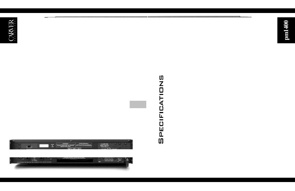 Features and specifications, Pm1400 | Phoenix Gold pm1400 User Manual | Page 4 / 18