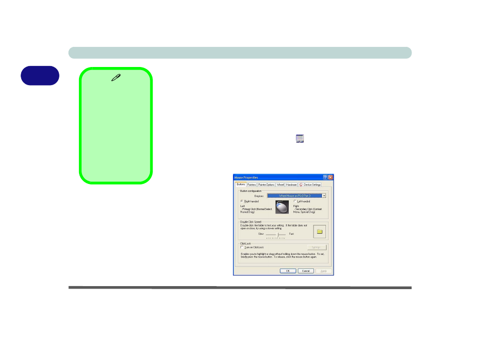 Touchpad and buttons/mouse, Touchpad and buttons/mouse -16, Touchpad and | Phoenix Gold pmn User Manual | Page 56 / 146