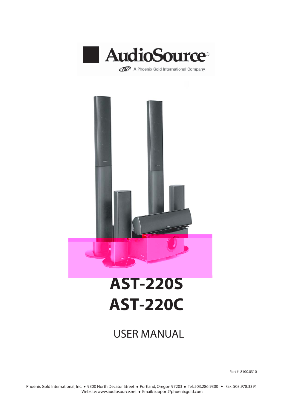 Phoenix Gold AST-220C User Manual | 4 pages