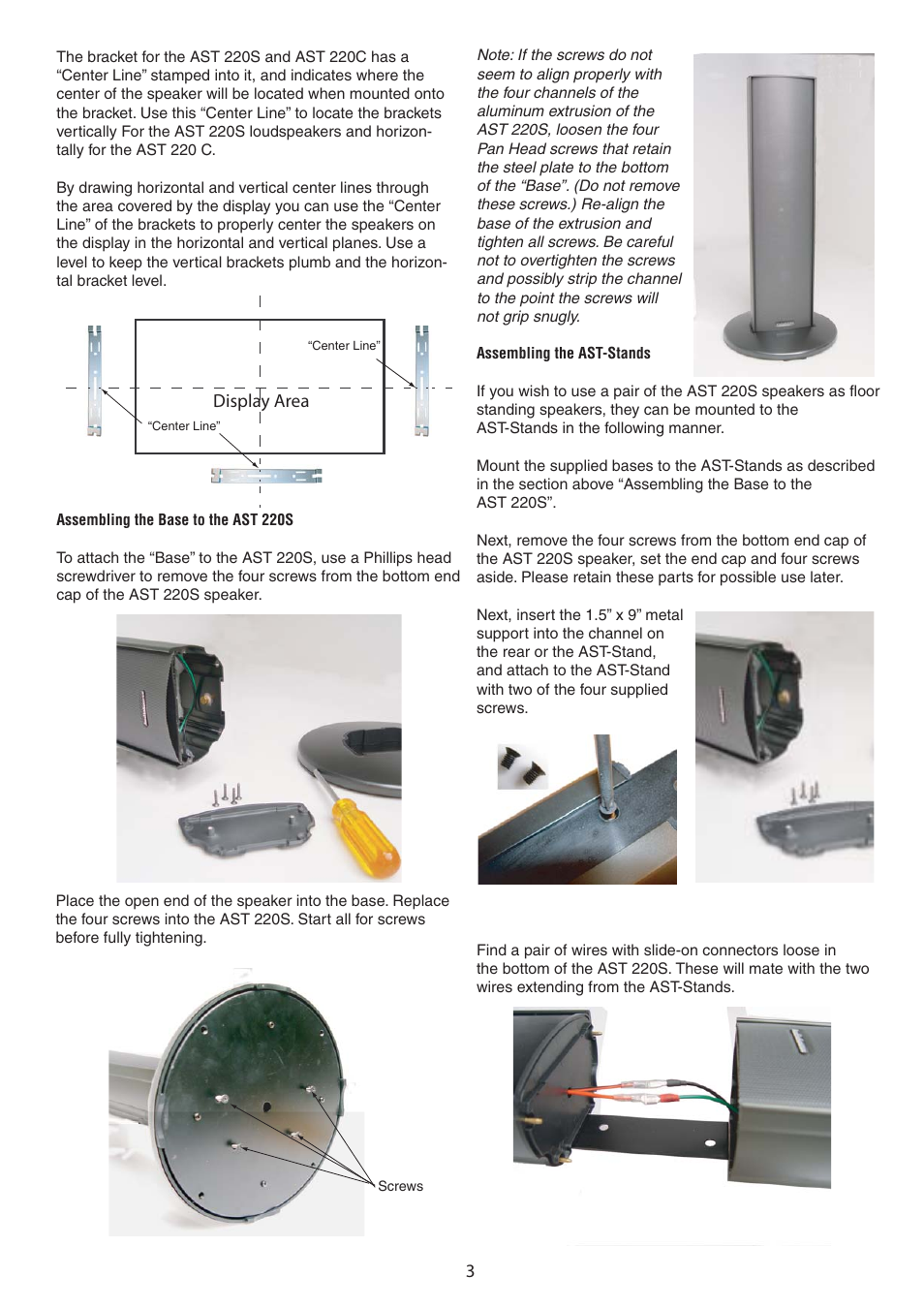 Phoenix Gold AST-220C User Manual | Page 3 / 4