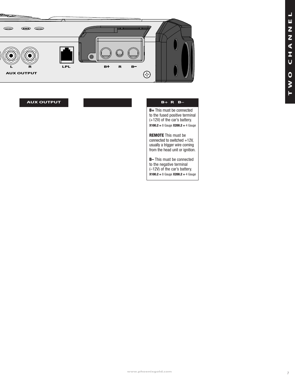 Phoenix Gold Xenon Amplifier User Manual | Page 7 / 12