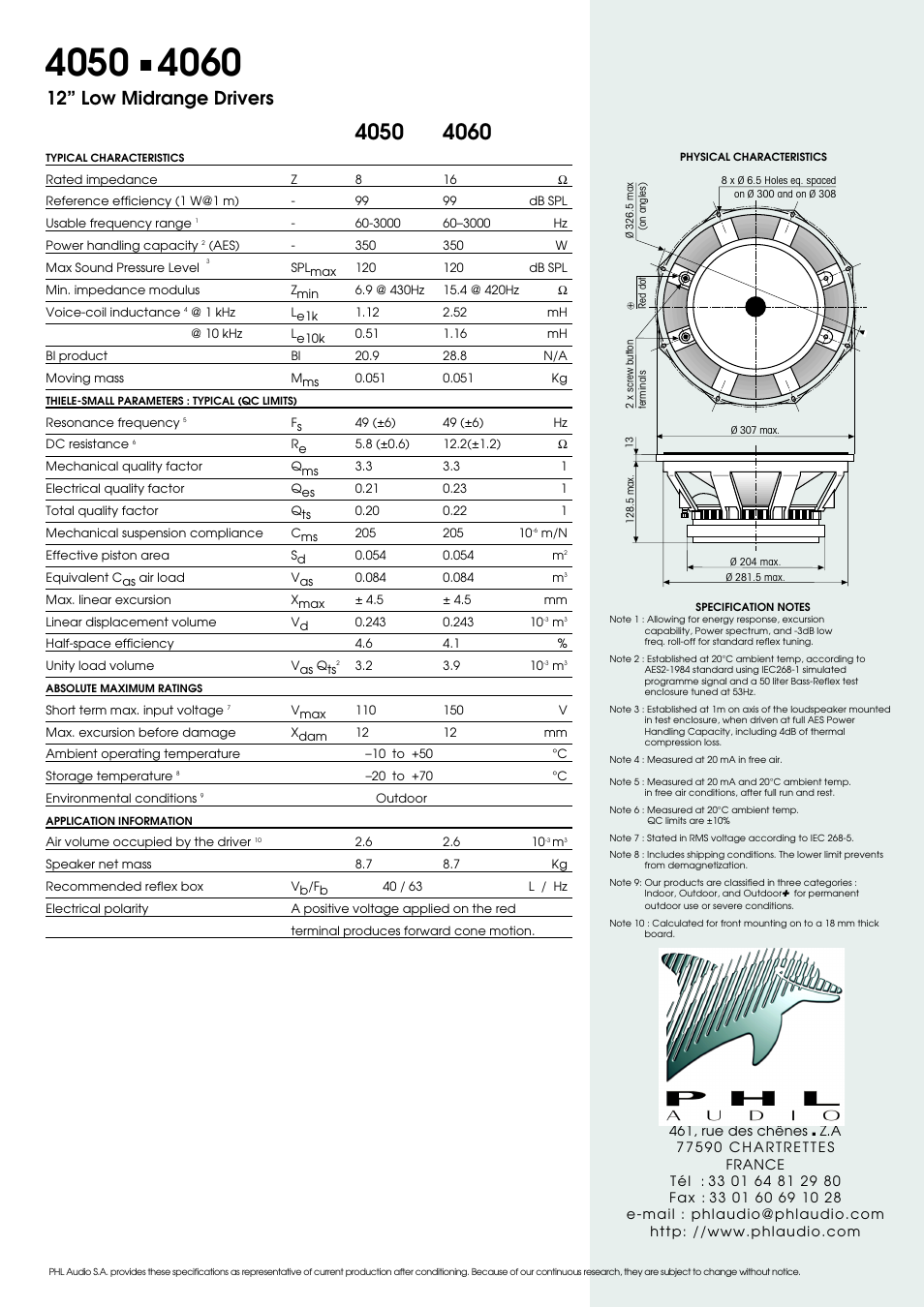 12” low midrange drivers | PHL Audio E30 User Manual | Page 2 / 2