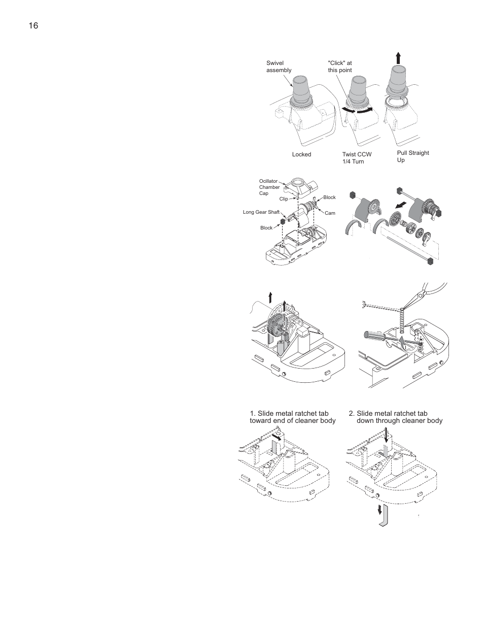 Disassembly | Pentair GreatWhite Automatic Pool Cleaner User Manual | Page 22 / 80
