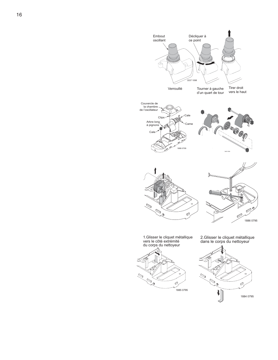 Démontage | Pentair GreatWhite Automatic Pool Cleaner User Manual | Page 48 / 80