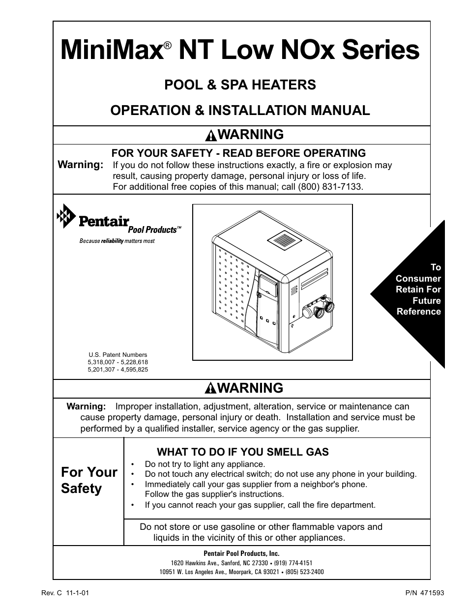 Pentair MiniMax 250 User Manual | 40 pages