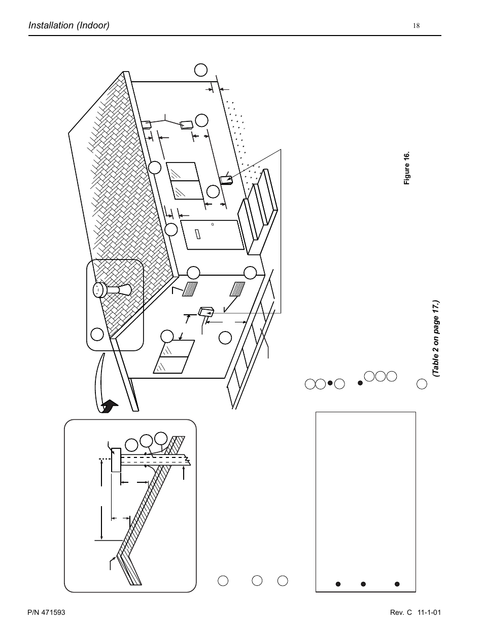 Air suppl y, Vent termination f or side wall installations, Installation (indoor) | Pentair MiniMax 250 User Manual | Page 18 / 40