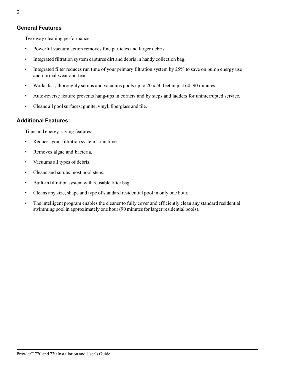 Pentair 720 User Manual | Page 6 / 24