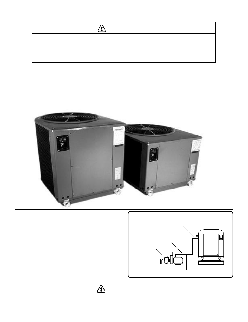 Electrical wiring specifications, Warning, Caution | Pentair HP 600 User Manual | Page 28 / 36