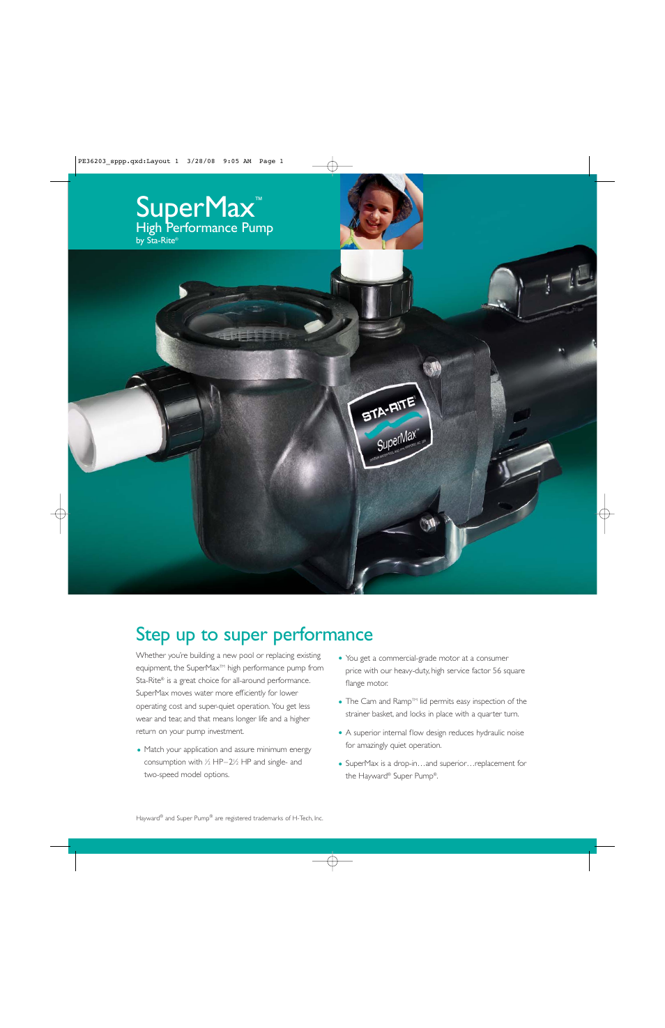 Pentair SuperMax User Manual | 2 pages