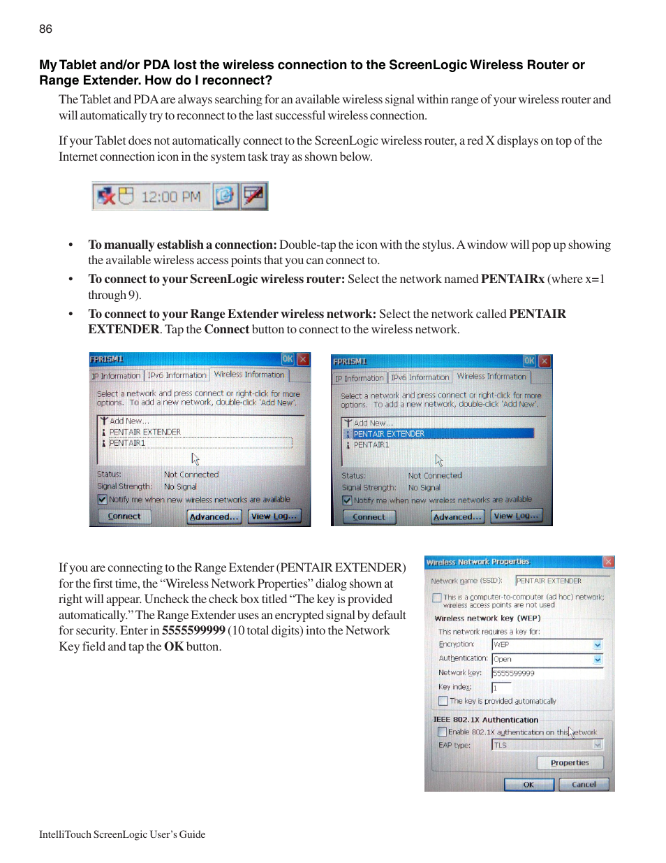 Pentair Intellitouch ScreenLogic User Manual | Page 96 / 116