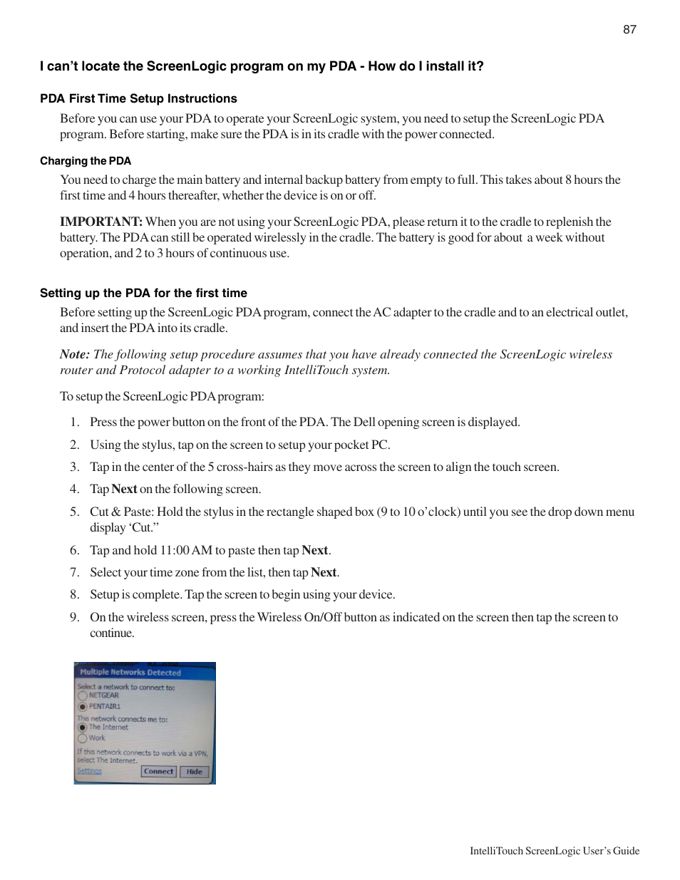 Pentair Intellitouch ScreenLogic User Manual | Page 97 / 116