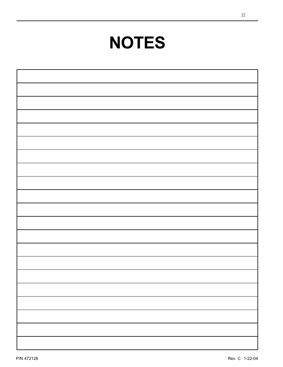 Pentair MiniMax CH User Manual | Page 22 / 36